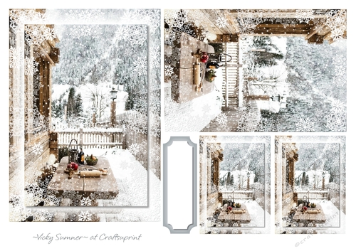 Snow Topper and Tags 1