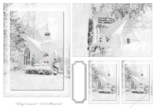 Snow Topper and Tags 6