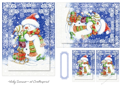 Christmas Cute Toppers and Tags 3