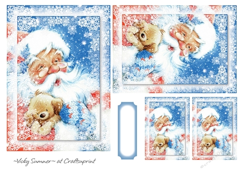 Christmas Cute Toppers and Tags 5