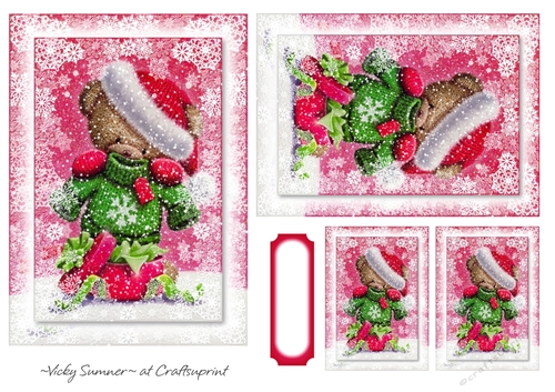 Christmas Cute Toppers and Tags 10
