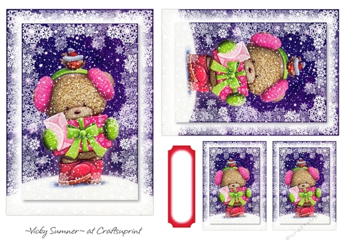 Christmas Cute Toppers and Tags 12