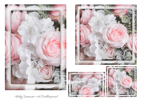 Floral Toppers and Tags 1