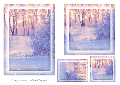 Snow and Sun Toppers and Tags 4
