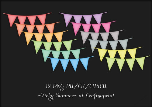 Spring Bunting PNG