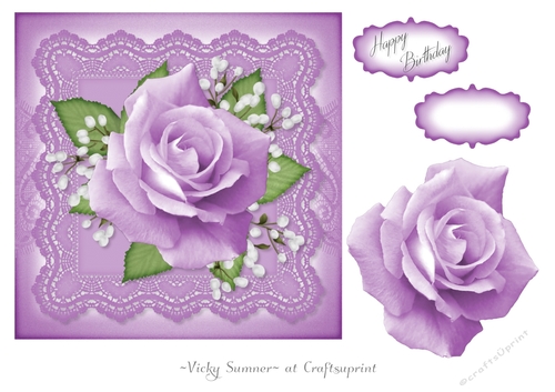 Spring Rose Happy Birthday 2