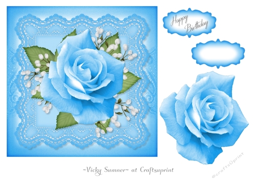 Spring Rose Happy Birthday 3