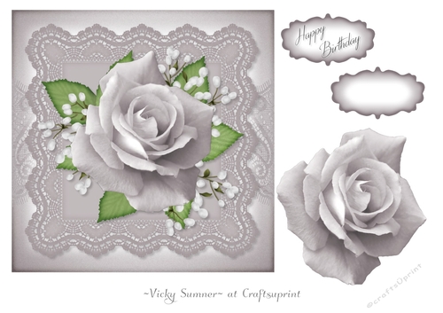 Spring Rose Happy Birthday 4