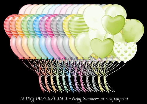 Spring Bunch of Balloons