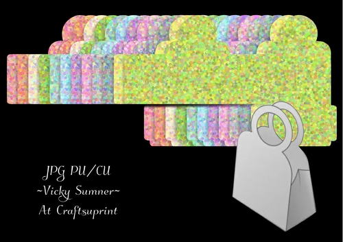 Spring Confetti Small Handbag Gift Bag