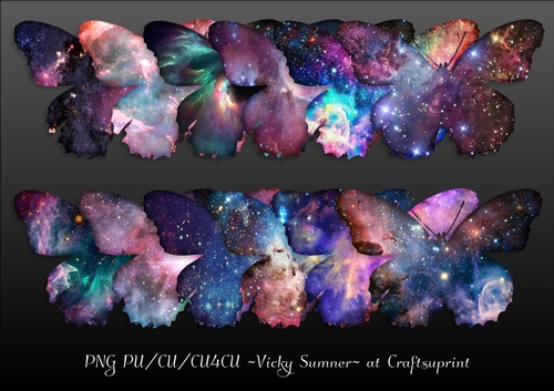 Cosmic Butterfly PNG