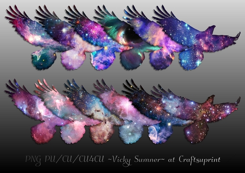 Cosmic Eagle PNG