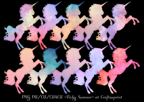 Pastel Unicorn PNG