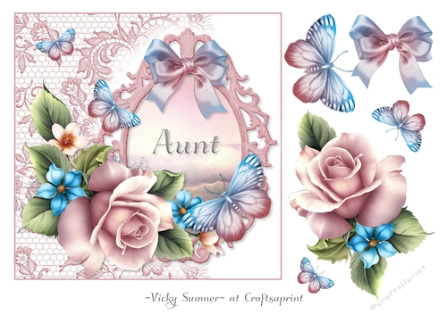 Butterflies and Roses Aunt
