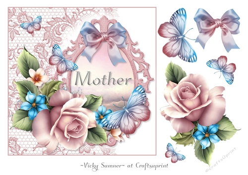 Butterflies and Roses Mother