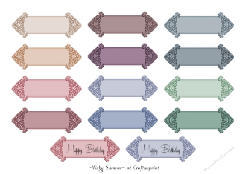 Soft Spring Ornate Sentiment Tags JPG