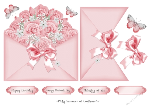 Envelope Full of Flowers 1