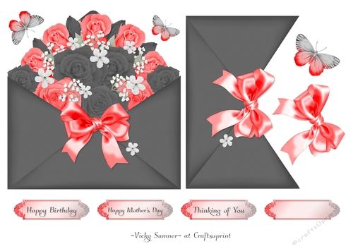 Envelope Full of Flowers 12