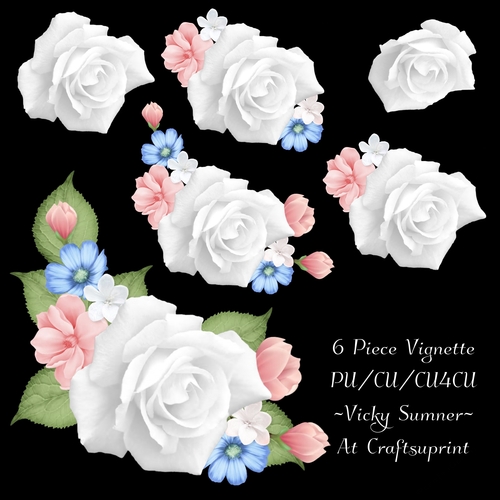 Rose Corner Vignette 3