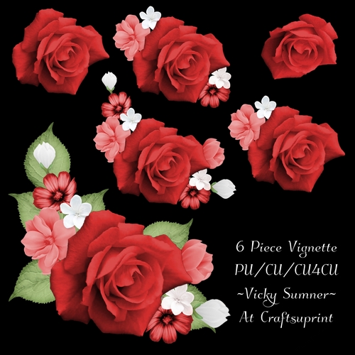 Rose Corner Vignette 4