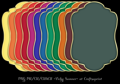 Autumn Fall Gold Edged Shaped Mat