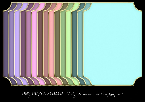 Calm 5x7 Cut Out Corner Gold Edged Mat