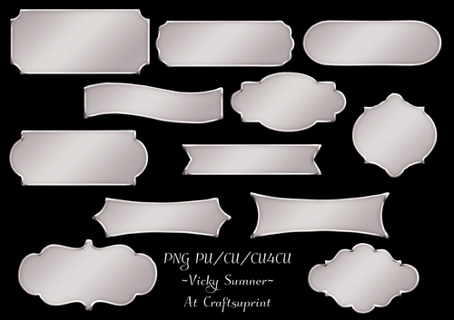Silver Sentiment Tags
