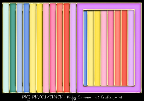 Sorbet A5 Gold Edged Frame