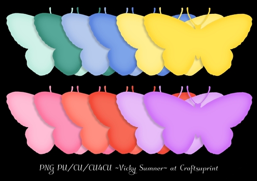 Sorbet Butterfly Shape 1