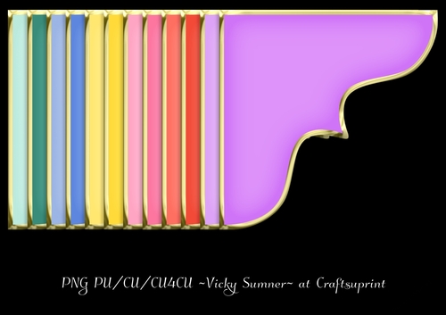 Sorbet Gold Edge Corner
