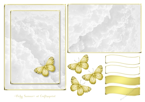 Serene White and Gold 10