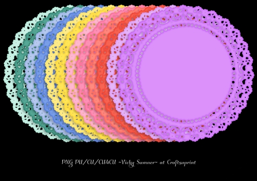 Sorbet Doily 2