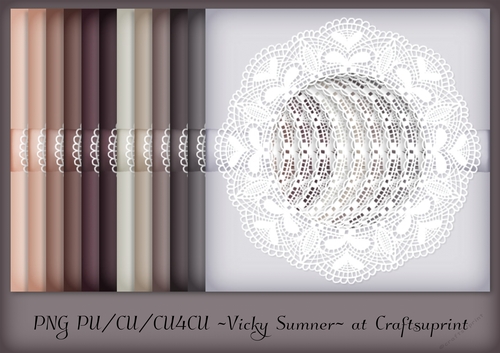 Dusky Lace Doily Frame Quick Page