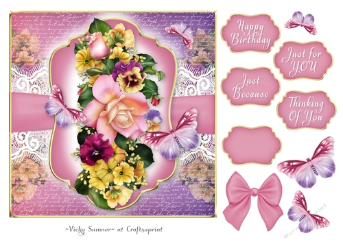 Flowers and Butterflies 8