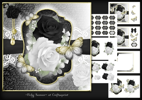 Flowers and Butterflies Mini Kit 1