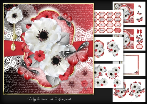 Flowers and Butterflies Mini Kit 4