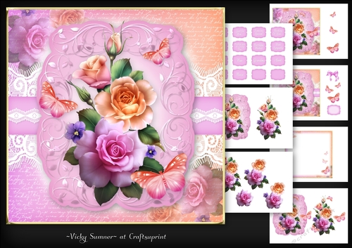 Flowers and Butterflies Mini Kit 5