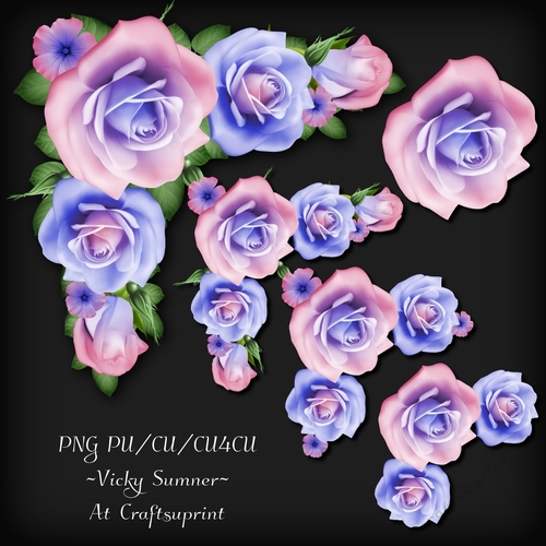 Rose Corner Cluster 3