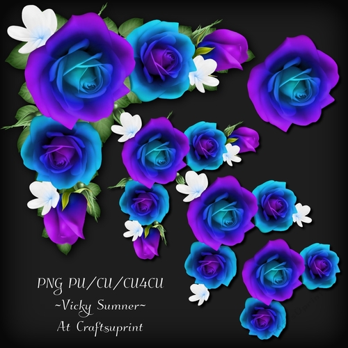 Rose Corner Cluster 10