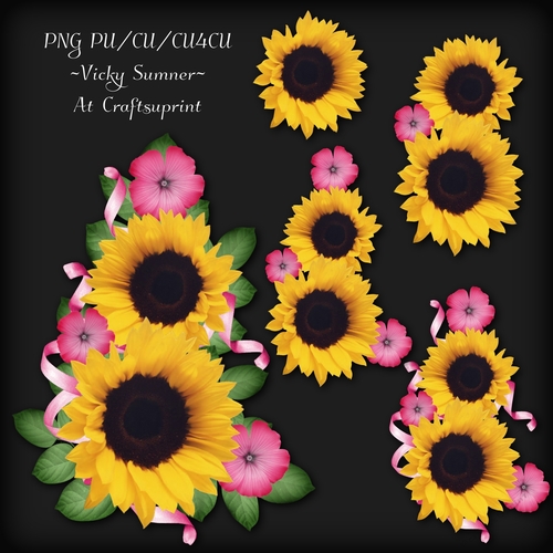 Sunflower Cluster 3