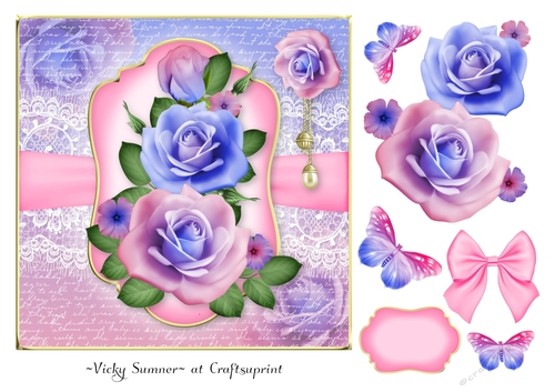 Roses and Butterflies 1