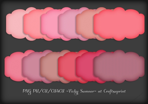 Pink Hues Cloud Sentiment Tag