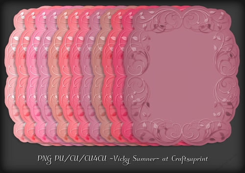 Pink Hues Leaf Mat
