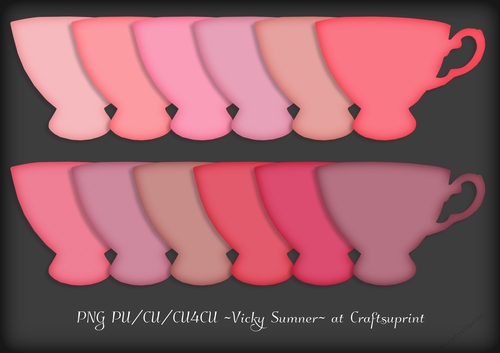 Pink Hues Teacup 