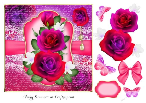 Roses and Butterflies 3