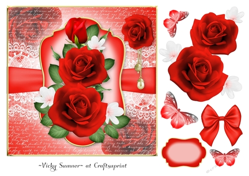Roses and Butterflies 4