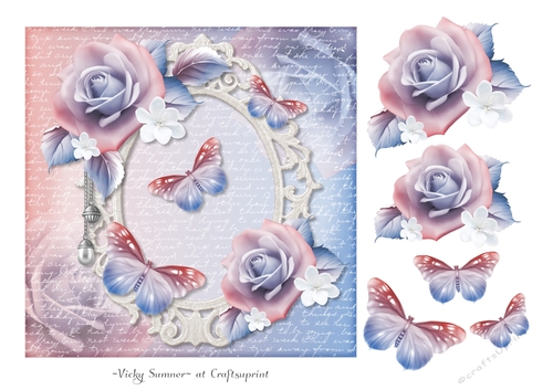 Rose and Butterfly Soft 1
