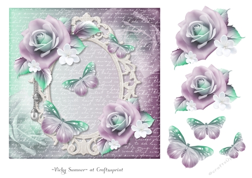 Rose and Butterfly Soft 6