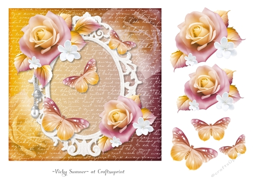 Rose and Butterfly Soft 9