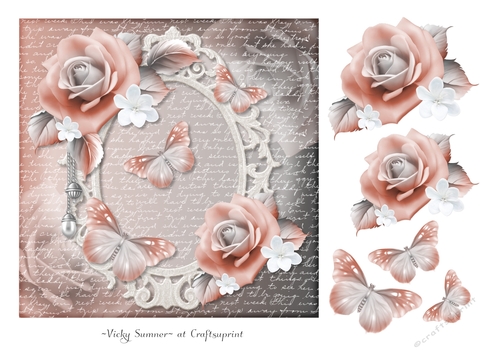 Rose and Butterfly Soft 11